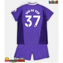 Camisa de Futebol Tottenham Hotspur Micky van de Ven #37 Equipamento Alternativo Infantil 2026-27 Manga Curta (+ Calças curtas)